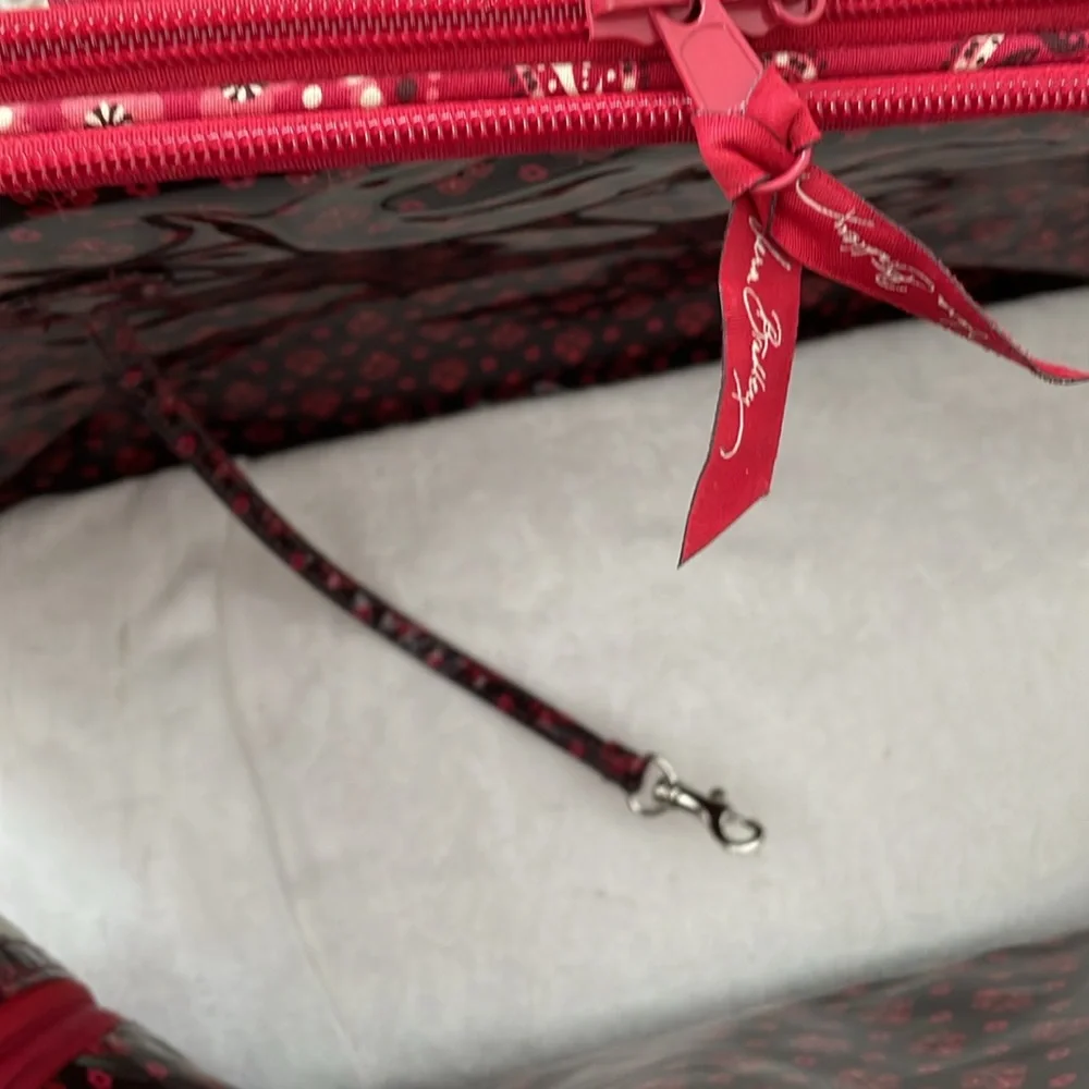 Vera Bradley Red Paisley Dog Carrier/Handbag